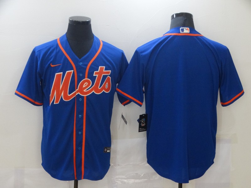 Men's New York Mets Royal Alternate Blank Jersey